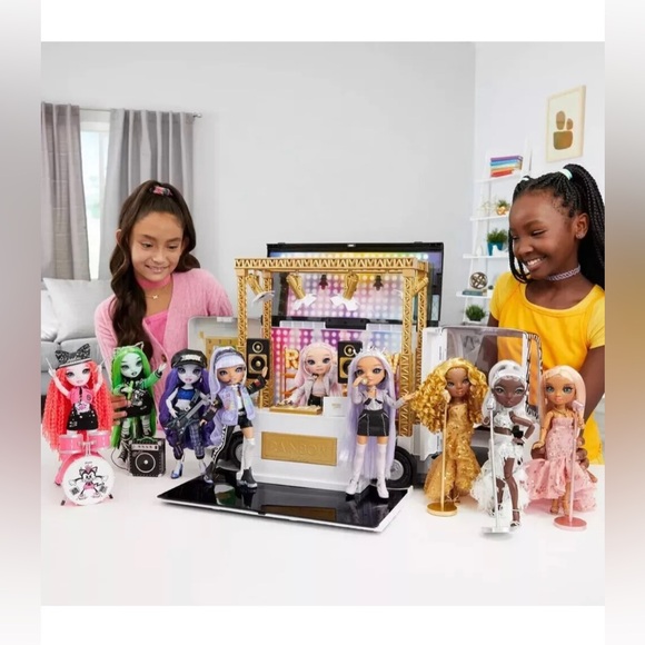 Rainbow High Rainbow Vision World Tour Bus & Stage 4-in-1 Playset - Brand New - Picture 6 of 7